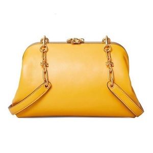 Tory Burch Cleo Small Bag in Dark Solarium
